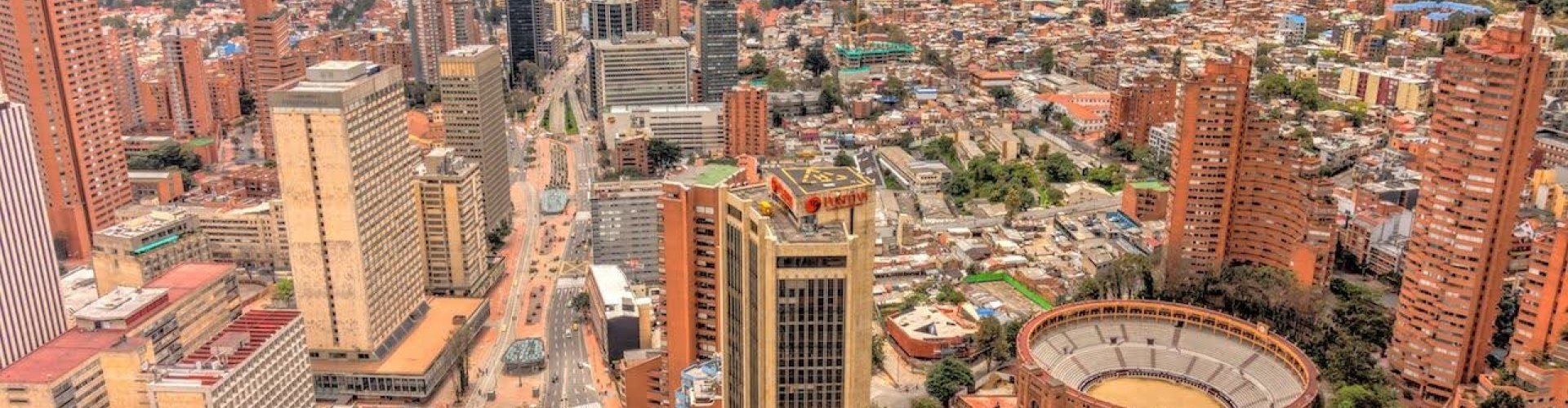 View of Bogotá skyline