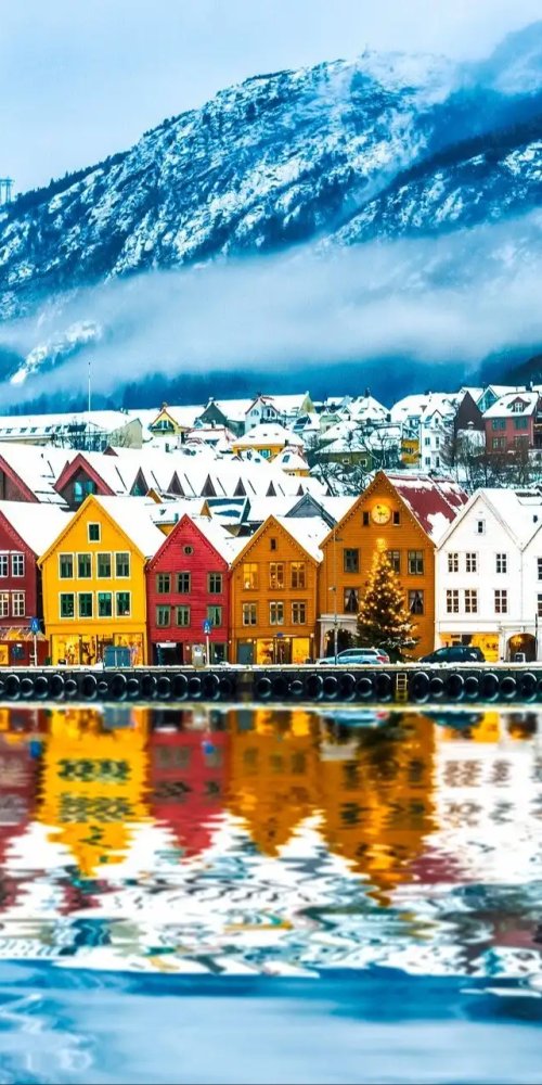 Bergen public transport and walking paths