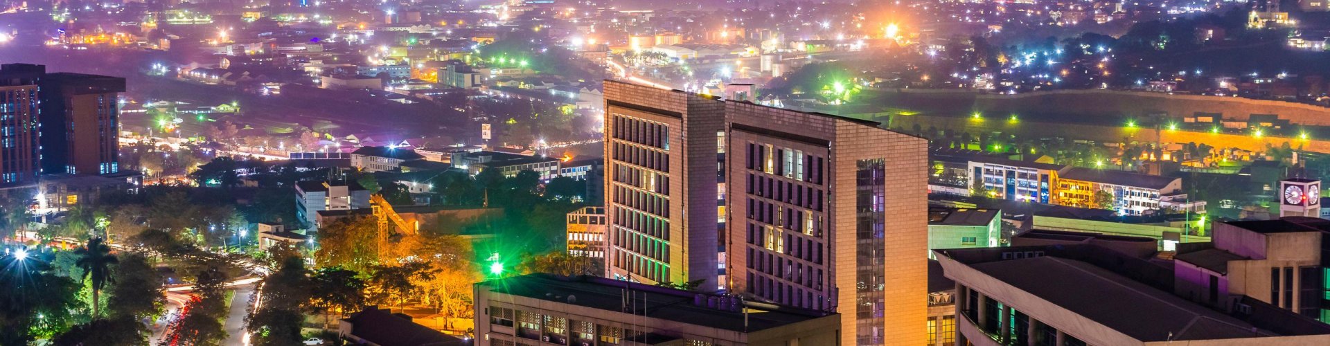 Scenic view of Kampala