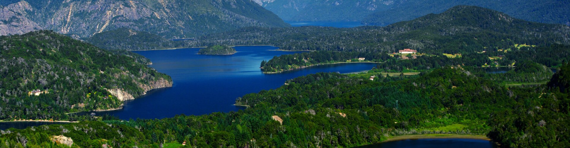 Bariloche view at sunset