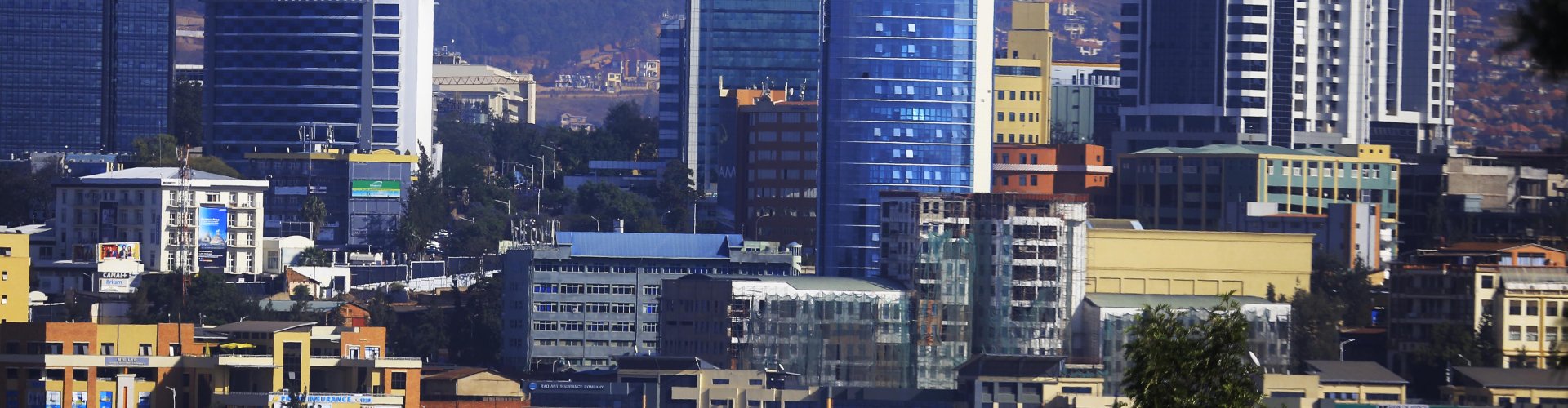 Kigali cityscape view