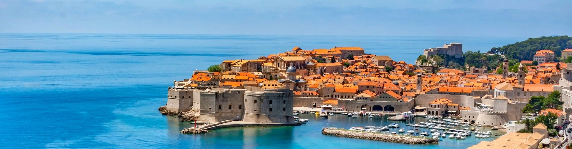 Scenic view of Dubrovnik, HR