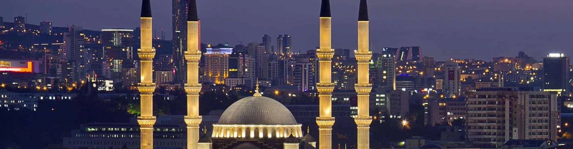 Beautiful view of Ankara cityscape