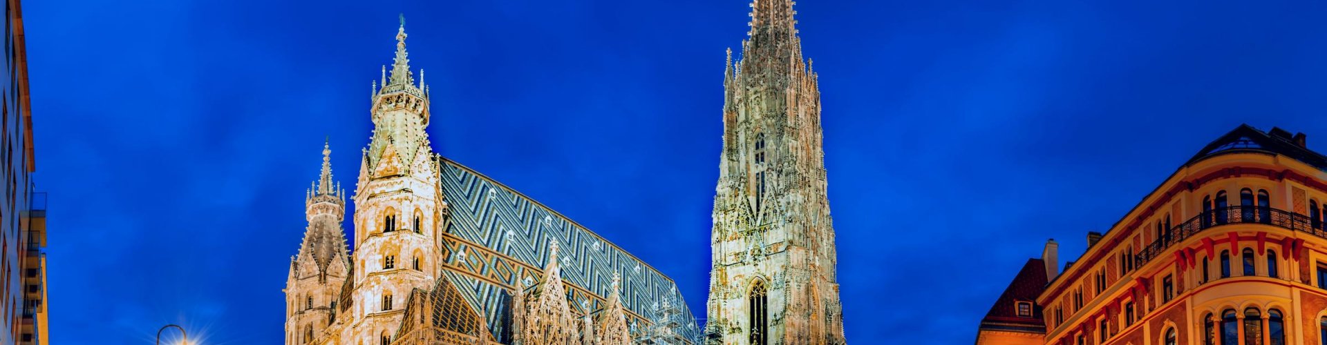 Vienna cityscape at dusk
