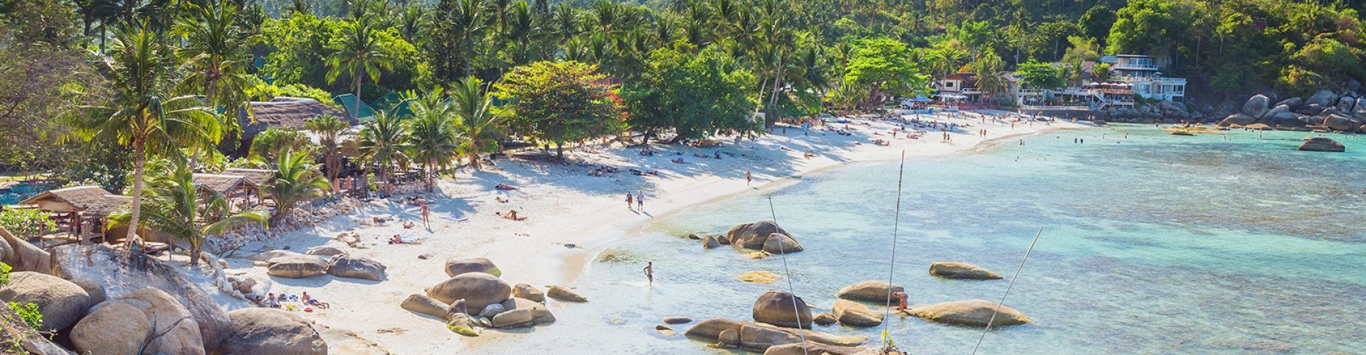 Sunset view of Koh Samui beach