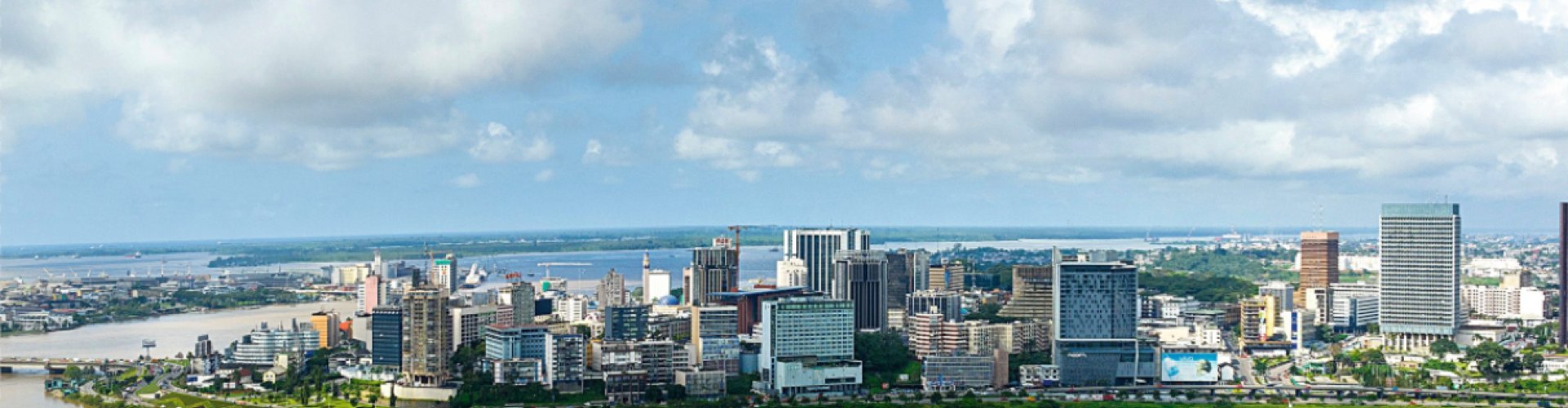 Scenic view of Abidjan, CI