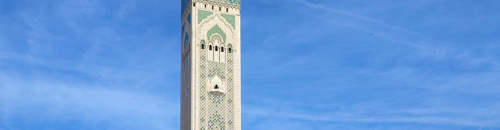 Casablanca cityscape at dusk